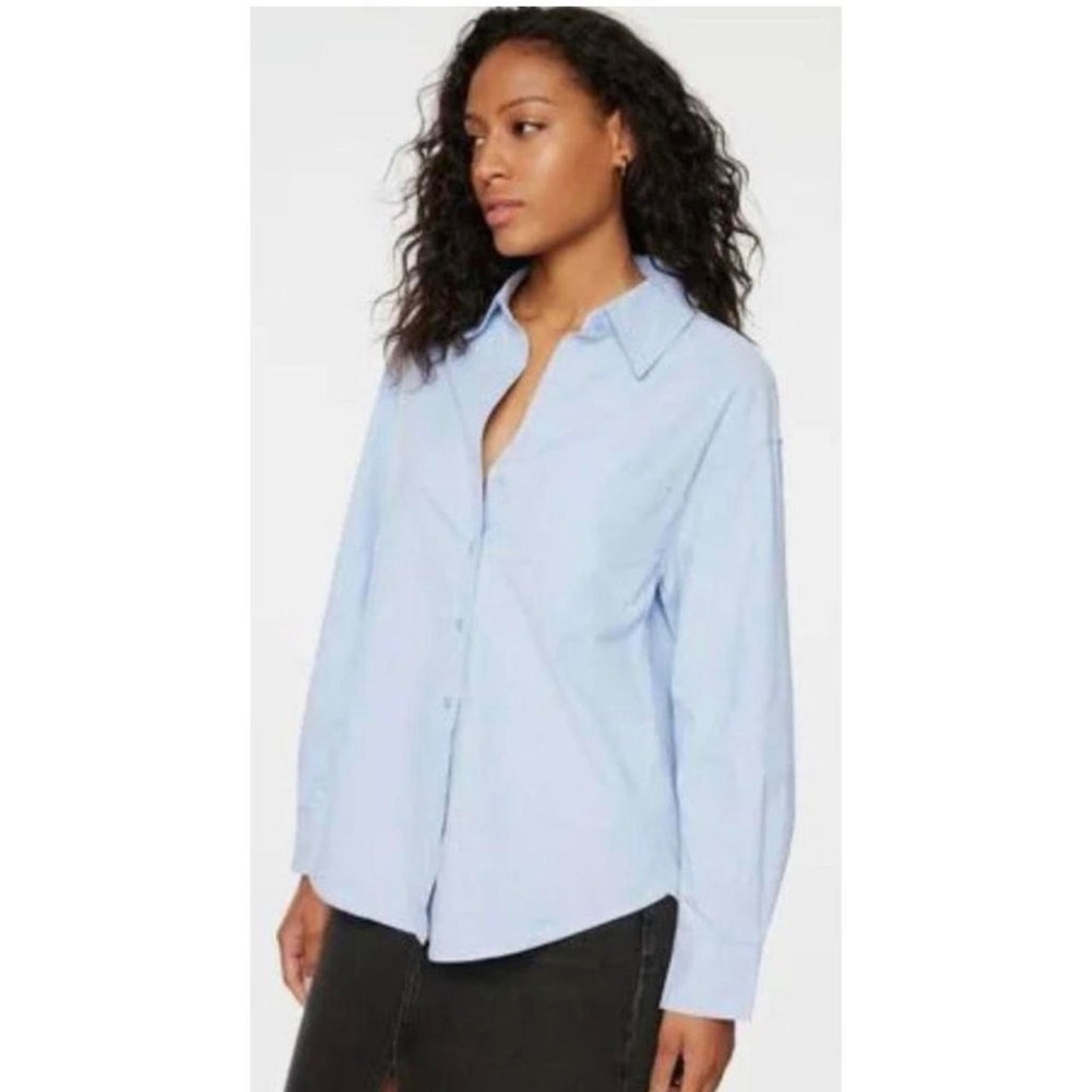 Zara Light Blue Button Down Shirt